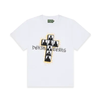 DENIM TEARS Cross Tee "White"