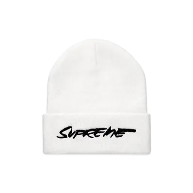 Supreme Futura Logo Beanie "White"