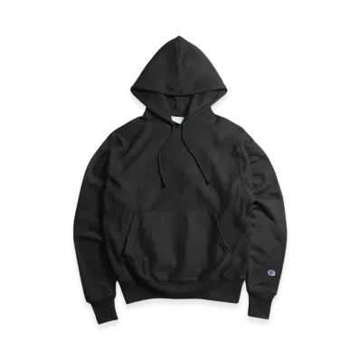 Champion Reverse Weave Pullover Hooded Sweat Bigsize "Black"