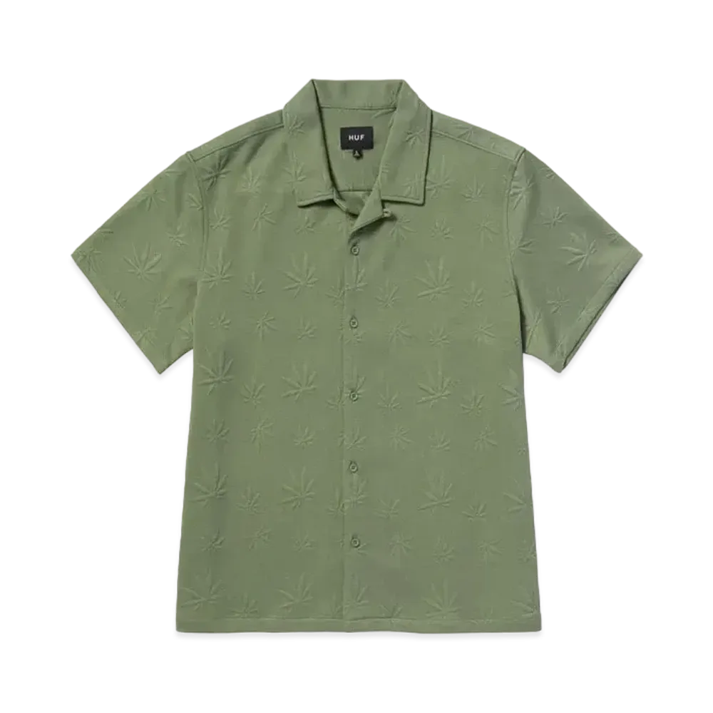 HUF Plantlife Jacquard Shirt "Moss"