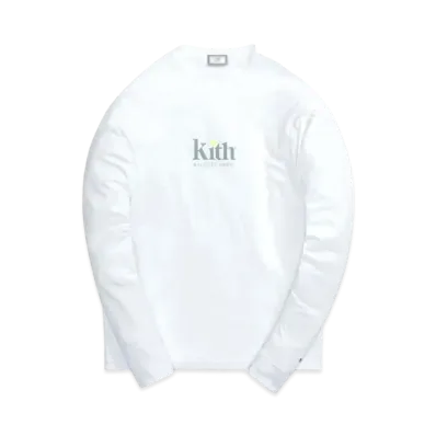 Kith x Wilson Serif L/S Tee "White"