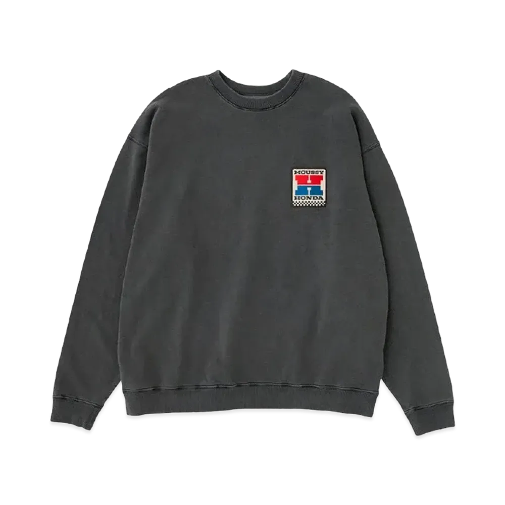 MOUSSY x HONDA HRC Collect Over Pull Over "Light Black"