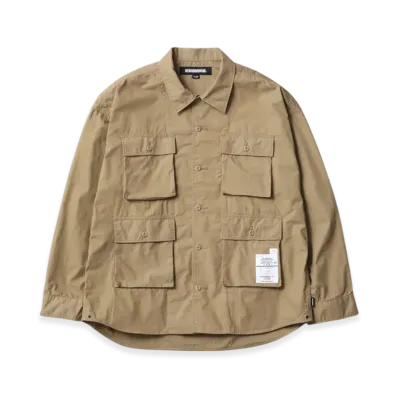 NEIGHBORHOOD Utility Shirt LS "Beige"