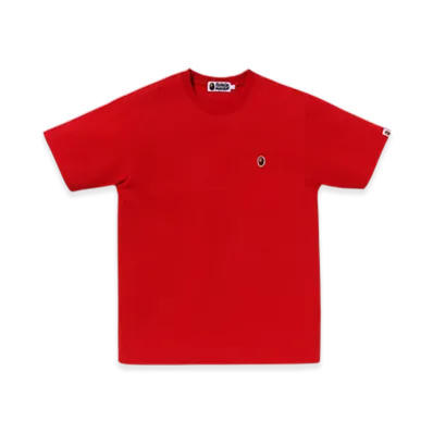 A BATHING APE One Point Pocket Tee "Red"