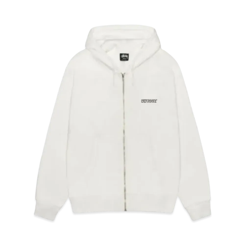 Stussy Jumbo Zip Hoodie Pigment Dyed "Natural"