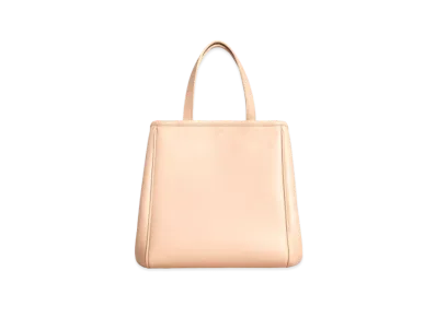 CELINE Small Folded Cabas In Grained Calfskin "Nude"