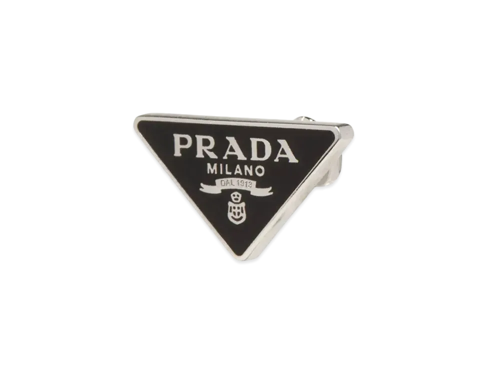 PRADA Prada Symbol Right Ear Earrings "Black"