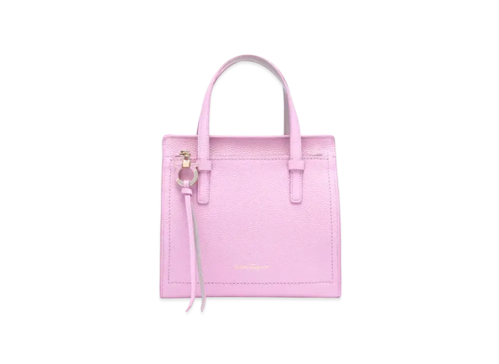 Salvatore Ferragamo Tote Bag "Flamingo/Rhinoceros Grey"