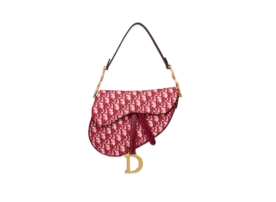 Dior Saddle Bags Oblique Jacquard "Pink"