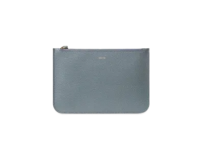Valextra Zip Pouch "Powder Blue"