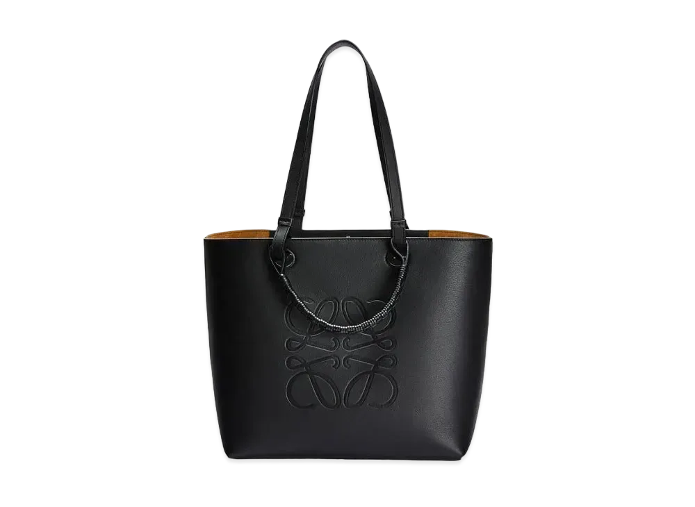 LOEWE Anagram Tote In Classic Calfskin "Black"