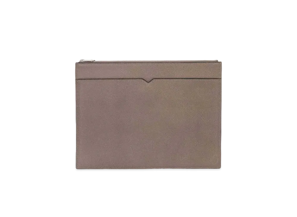 Valextra V Document Holder "Oyster Gray"