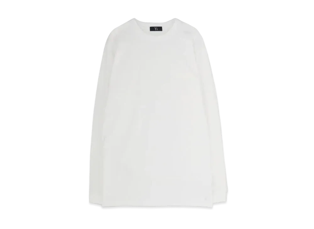 Yohji Yamamoto Y's 5.6OZ SKULL LONG TEE "White"