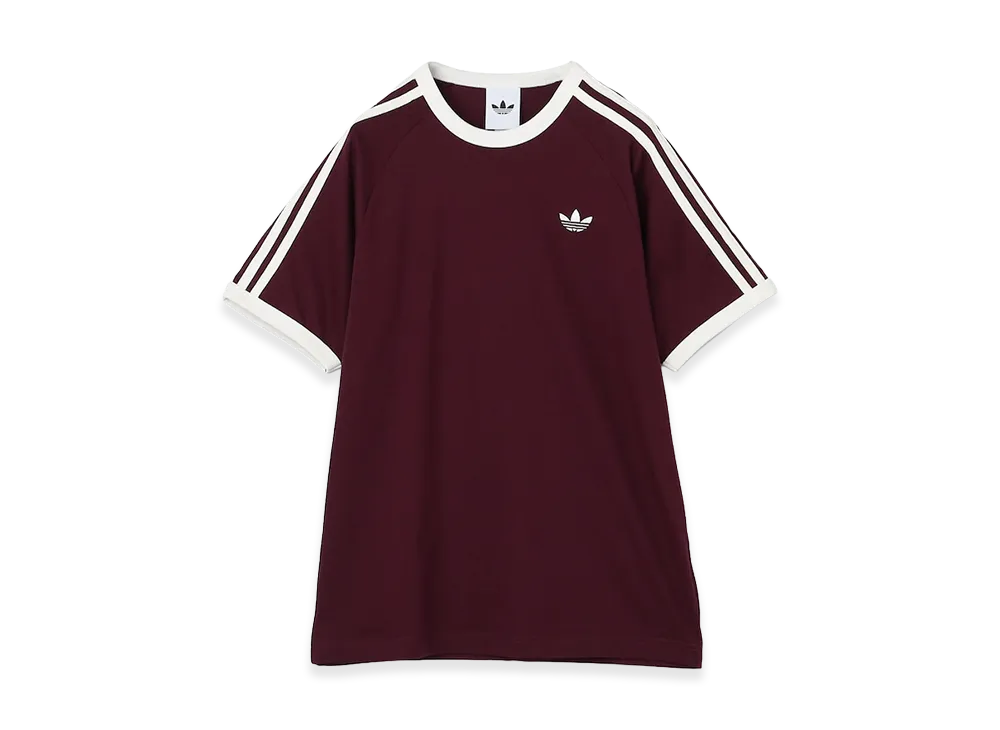 adidas 3-Stripes Tee "Wine Red"