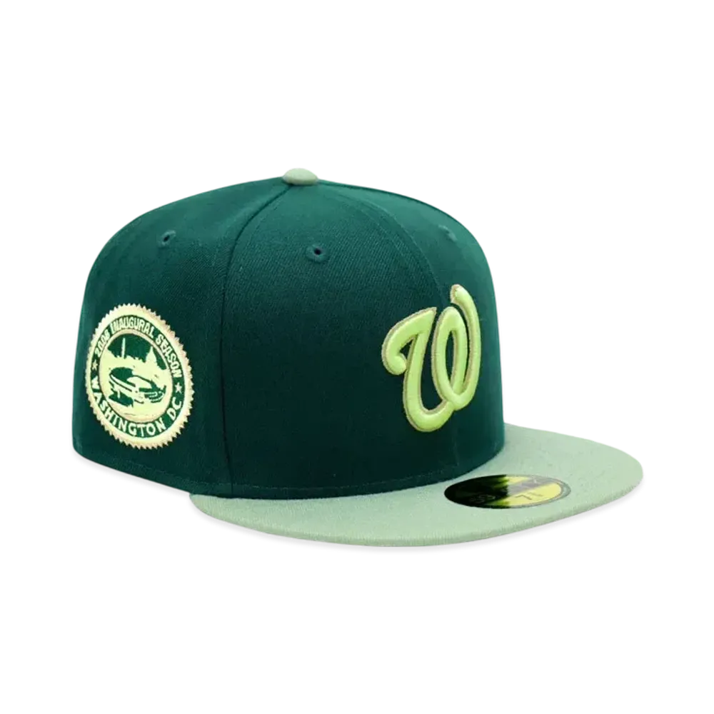 NEW ERA x THE CAP 59Fifty 'G-Dollar' Washington Nationals "Dark Green/Ever Green"