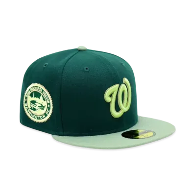 NEW ERA x THE CAP 59Fifty 'G-Dollar' Washington Nationals "Dark Green/Ever Green"