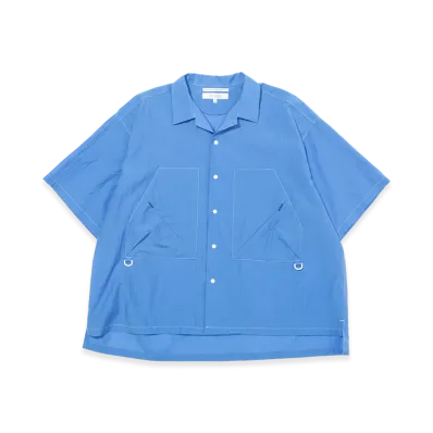 F/CE. Light Weight Open Collar Shirt "Charcoal"