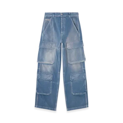 Diesel Relaxed Jeans D-Touch 09m93 "Medium Blue"