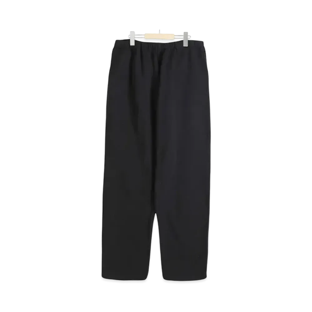 COMOLI Cotton Fleece Pants "Black"