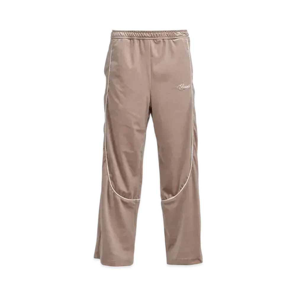 BREATH Script Logo Piping Velor Track Pants "Beige"