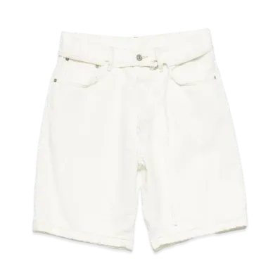 Acne Studios Loose Fit Denim Shorts "Off White"