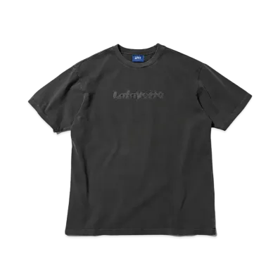 LFYT PIGMENT DYED LAFAYETTE LOGO TEE "BLACK"