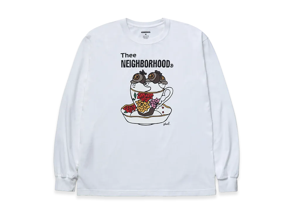 NEIGHBORHOOD NH . Tee LS-7 "White"