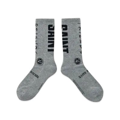 SAINT Mxxxxxx x FRIENDS Socks "Gray"