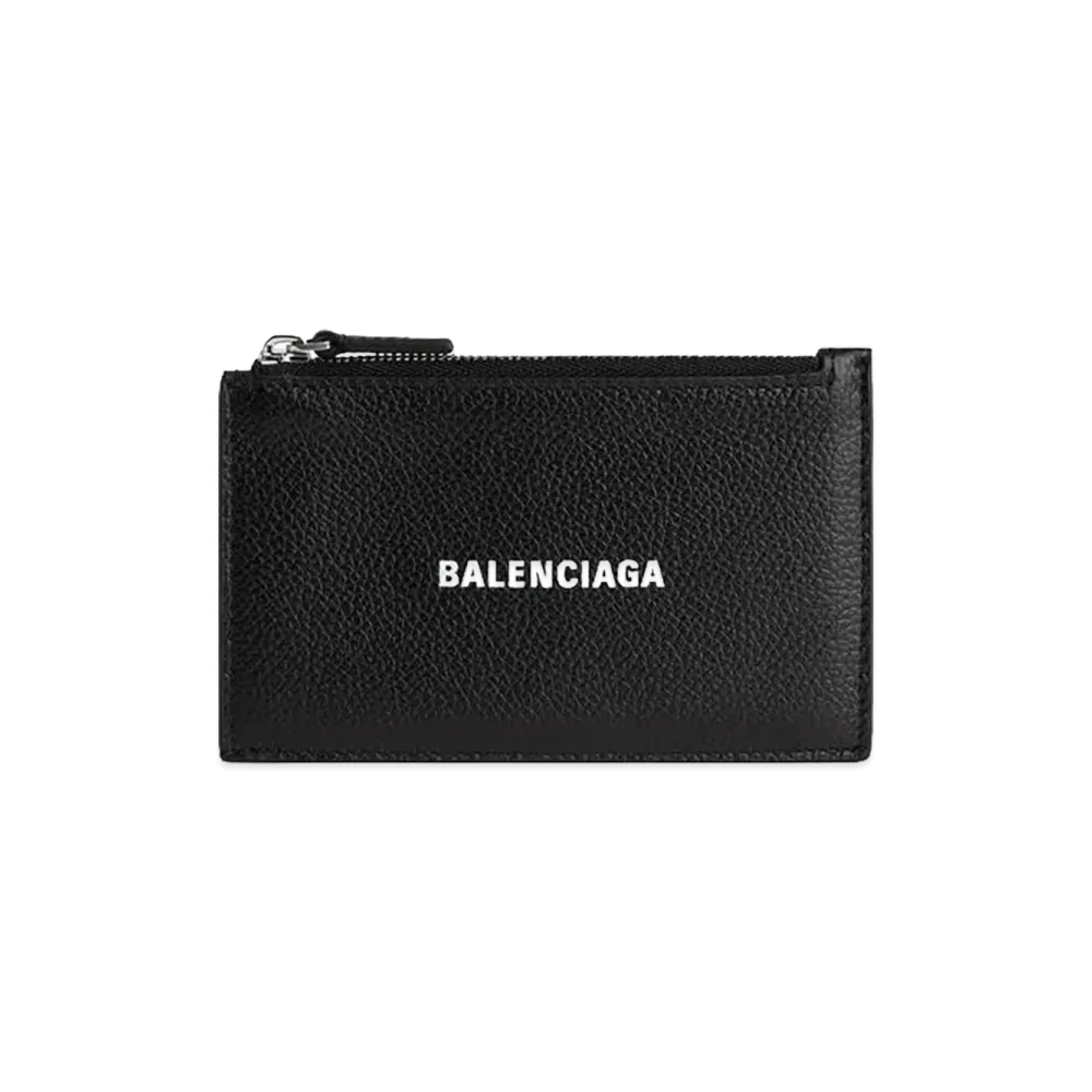 BALENCIAGA Cash Long Coin & Card Holder "Black"