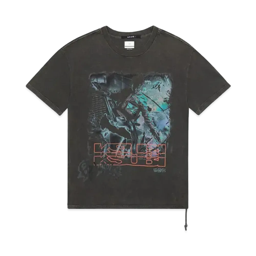 KSUBI Super Juice Biggie SS Tee Sun Fade Black "Black"
