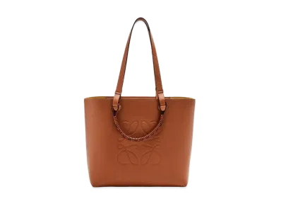 LOEWE Anagram Tote In Classic Calfskin "Tan"
