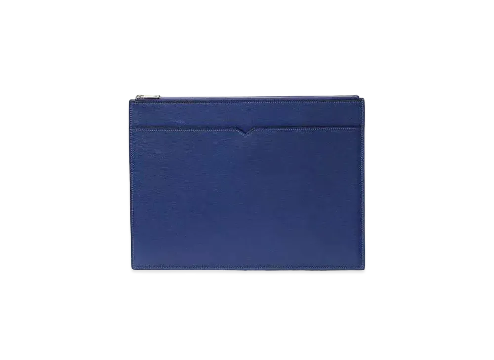 Valextra V Document Holder "Royal Blue"