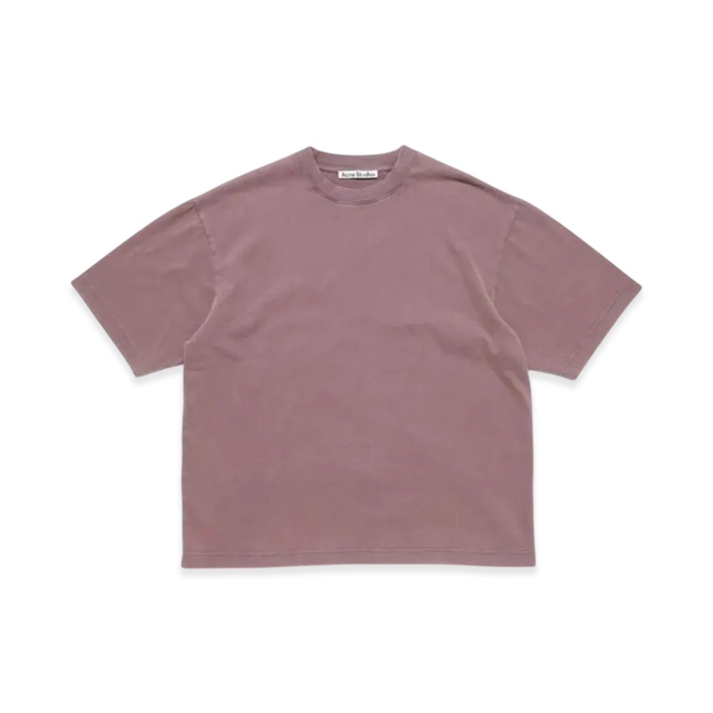 Acne Studios Crew Neck T-Shirt Relaxed Unisex Fit "Plume Purple"