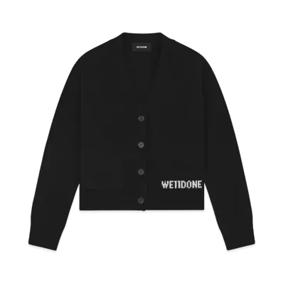 WE11DONE Pocket Cardigan "Black"