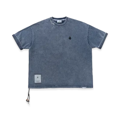 A BATHING APE Boro Patchwork Tee "Navy"