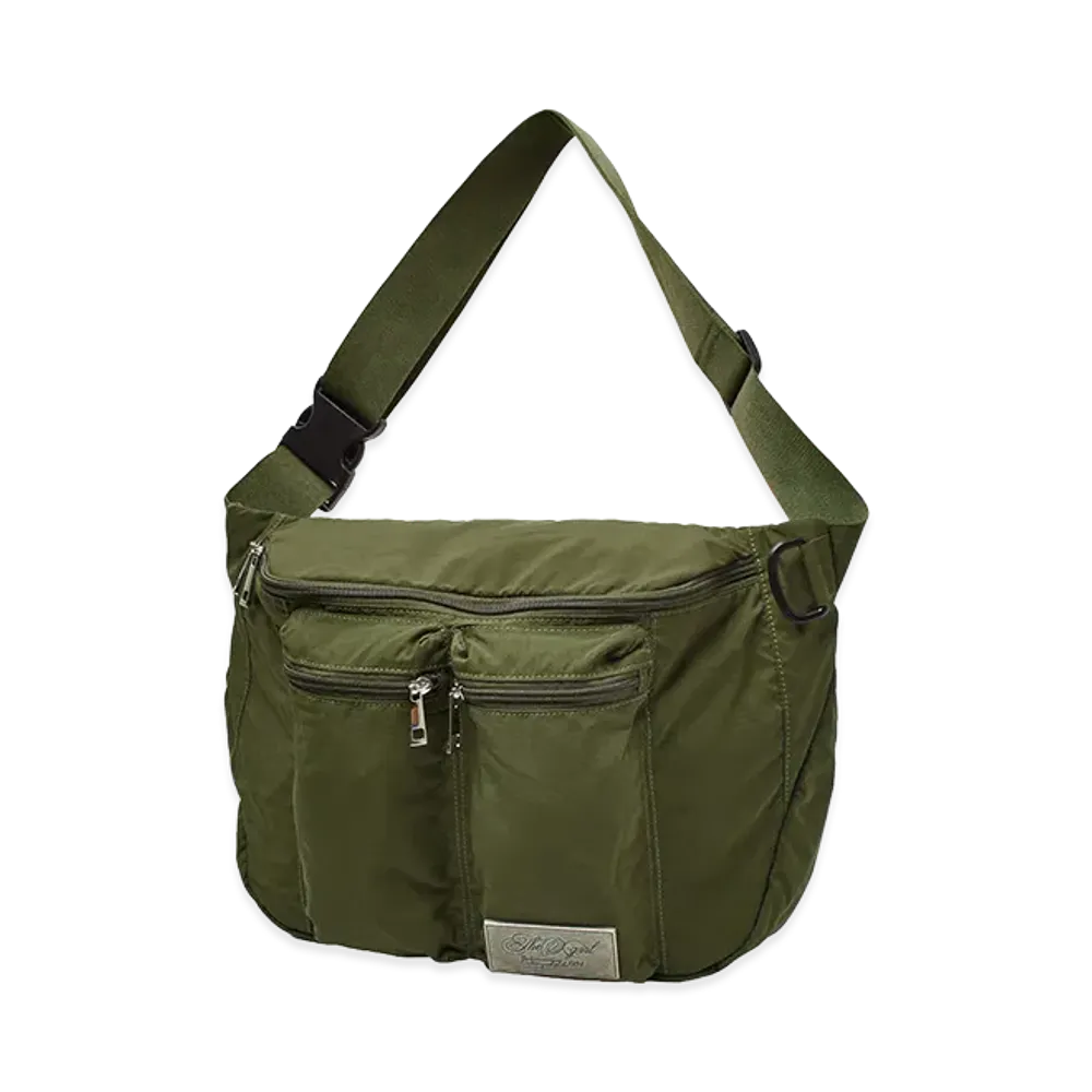 X-Girl Women's Metal Plate Shoulder Bag "Olive"