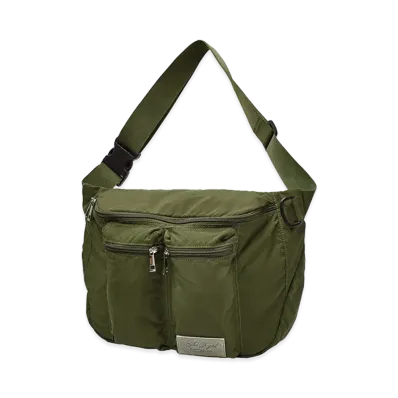 X-Girl Women's Metal Plate Shoulder Bag "Olive"