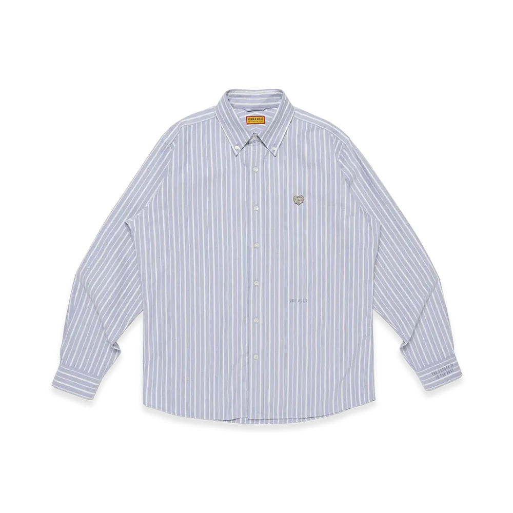 HUMAN MADE Stripe OX B.D Shirt "Blue"