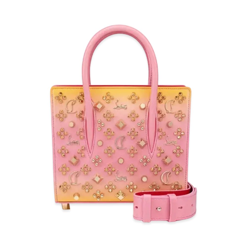 Christian Louboutin Paloma Mini Top Handle Bag Gradient Calf Leather and Spikes Loubinthesky "Multicolore"