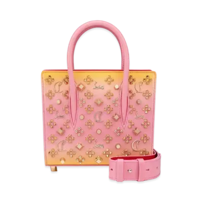 Christian Louboutin Paloma Mini Top Handle Bag Gradient Calf Leather and Spikes Loubinthesky "Multicolore"