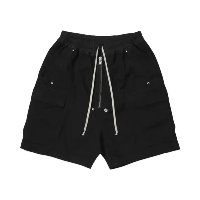 RICK OWENS DRKSHDW CARGOBELA SHORTS "BLACK"