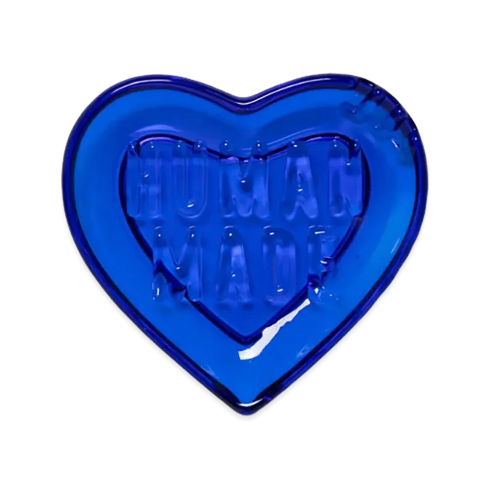 HUMAN MADE Heart Glass Tray "Navy"