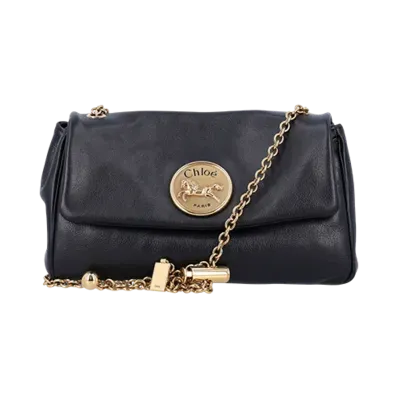 Chloe Women's Leather Heritage Shoulder Bag "Black"