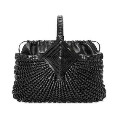 LOEWE Diamond Square Basket Bag "Black"