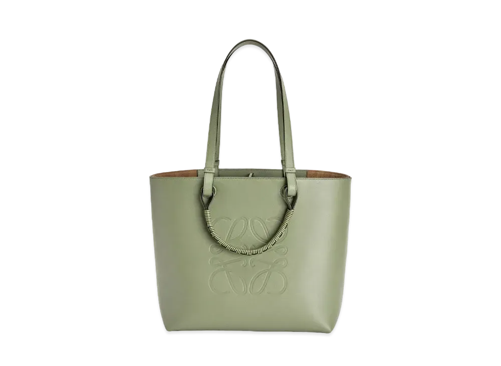 LOEWE Anagram Tote In Classic Calfskin "Rosemary"