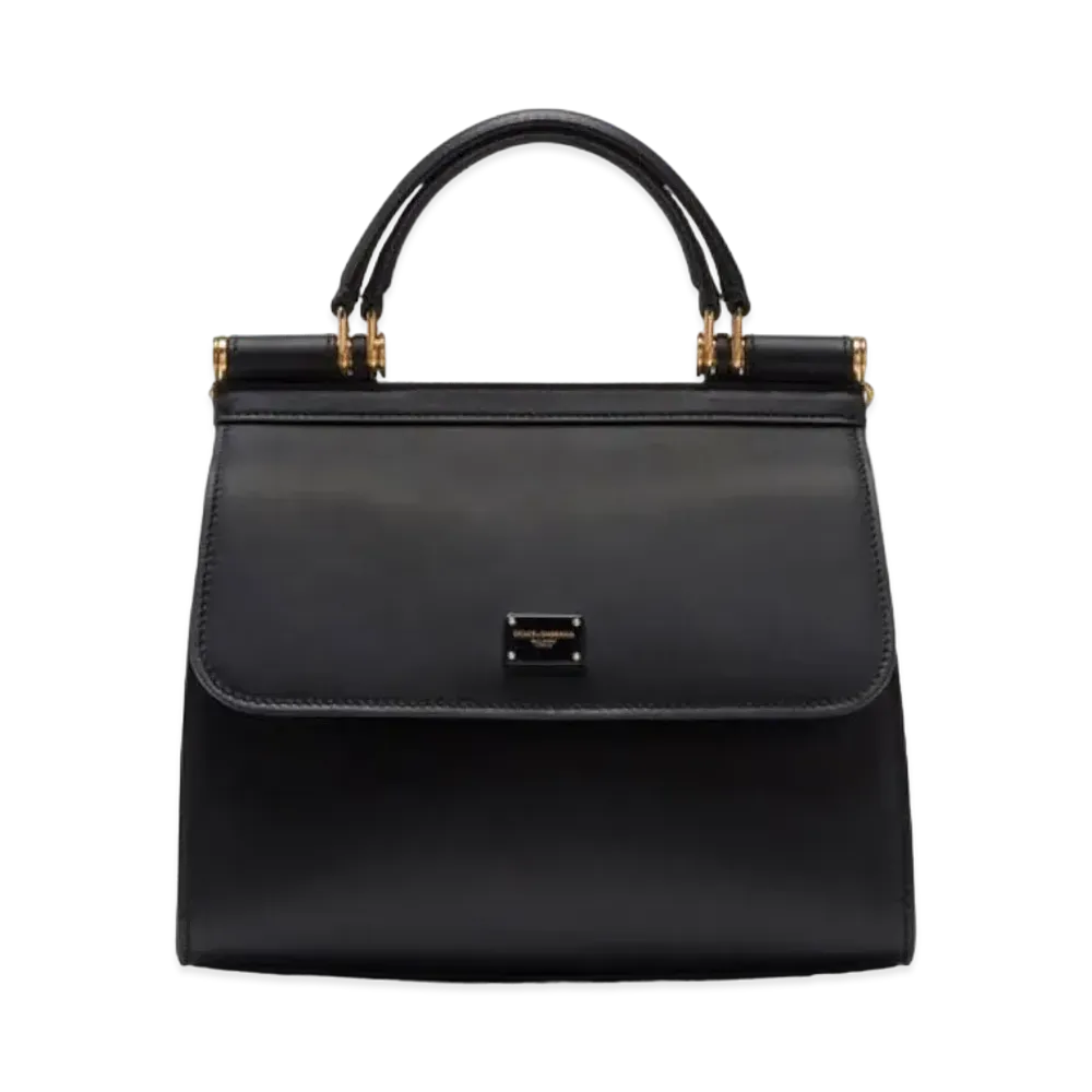 Dolce&Gabbana Sicily 58 Bag Medium Calfskin "Black"
