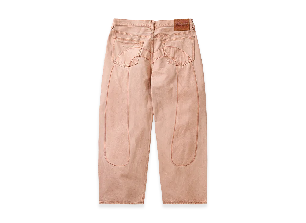 PALACE x EVISU P90 Baggy Jean "Pink Wash"