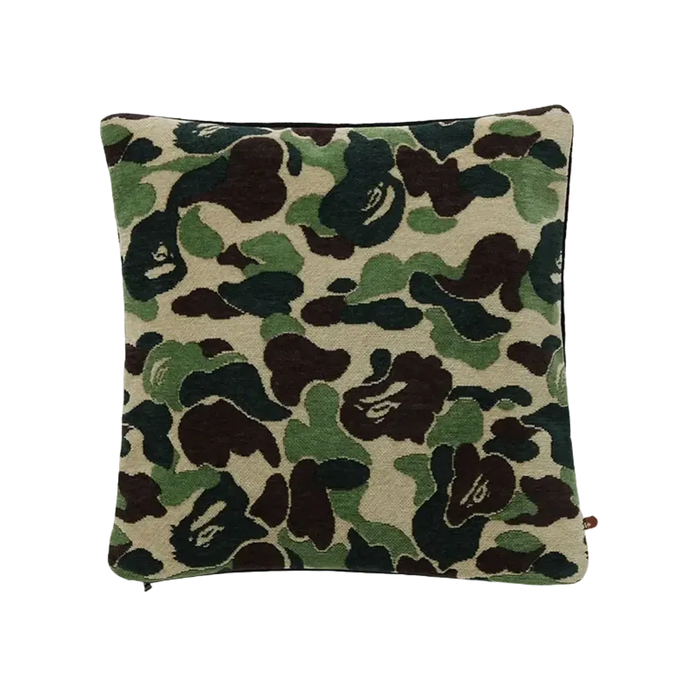 A BATHING APE ABC Camo Cushion "Green"