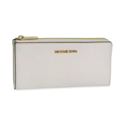 MICHAEL KORS Women's Jet Set Travel LG Three Qtr Zip "White"