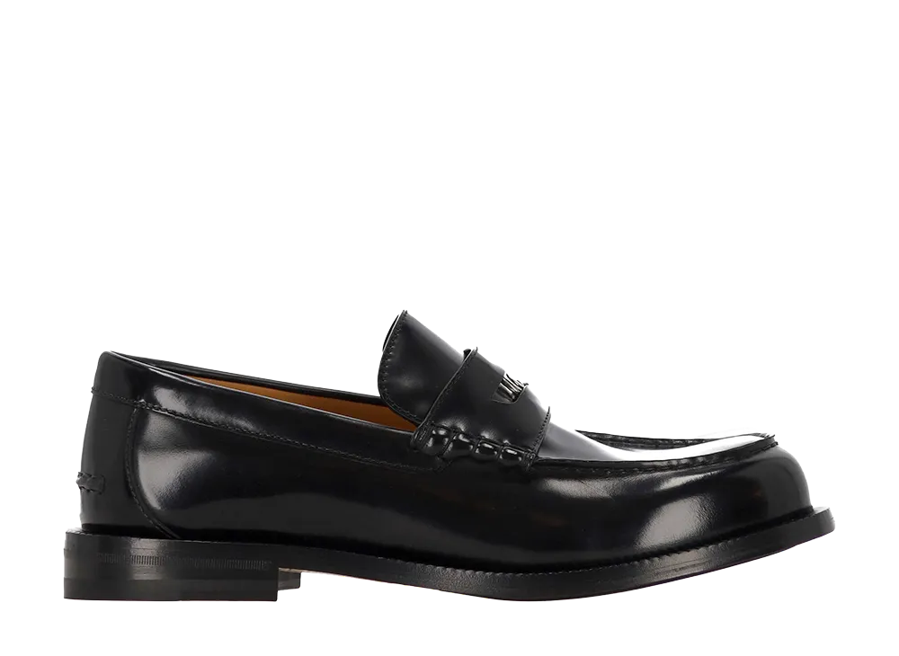 GUCCI Black Leather Loafers "Black"